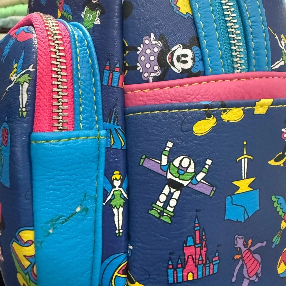 Disney Mickey and Friends 2024 Loungefly Mini Backpack